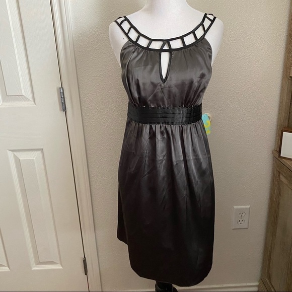 NWT Forever 21 Cage Top Tie Waist Dress - Picture 1 of 6